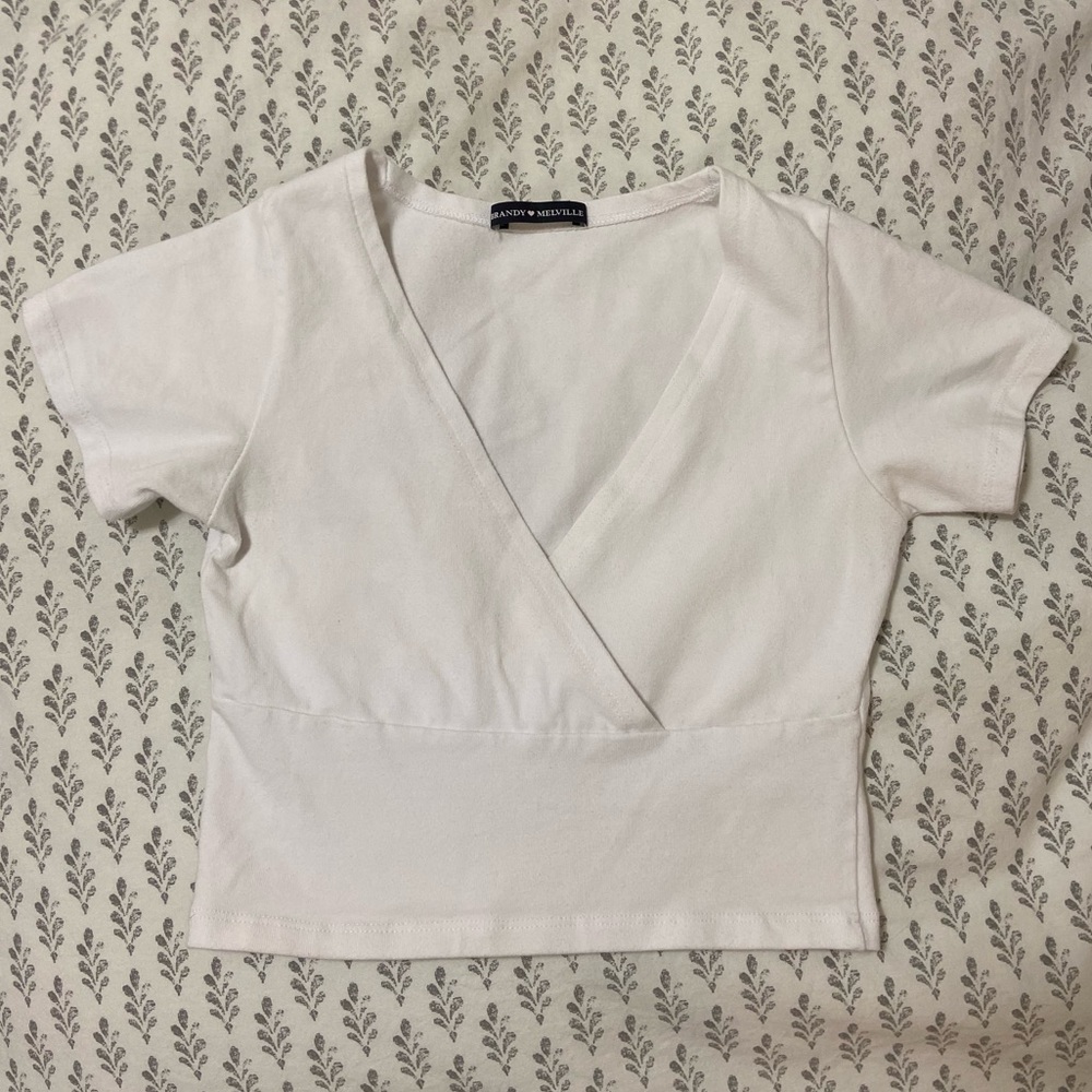 Brandy Melville White Crop Top